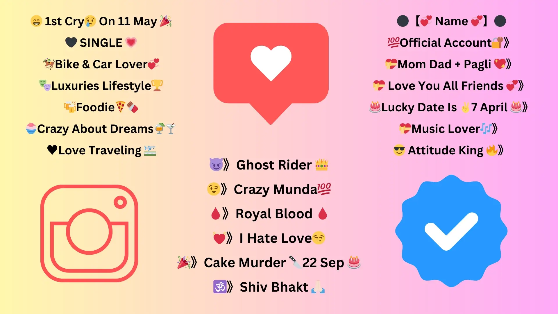 Insta Name Style