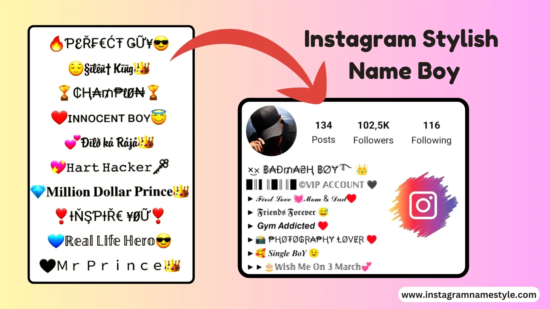 Instagram Name Style