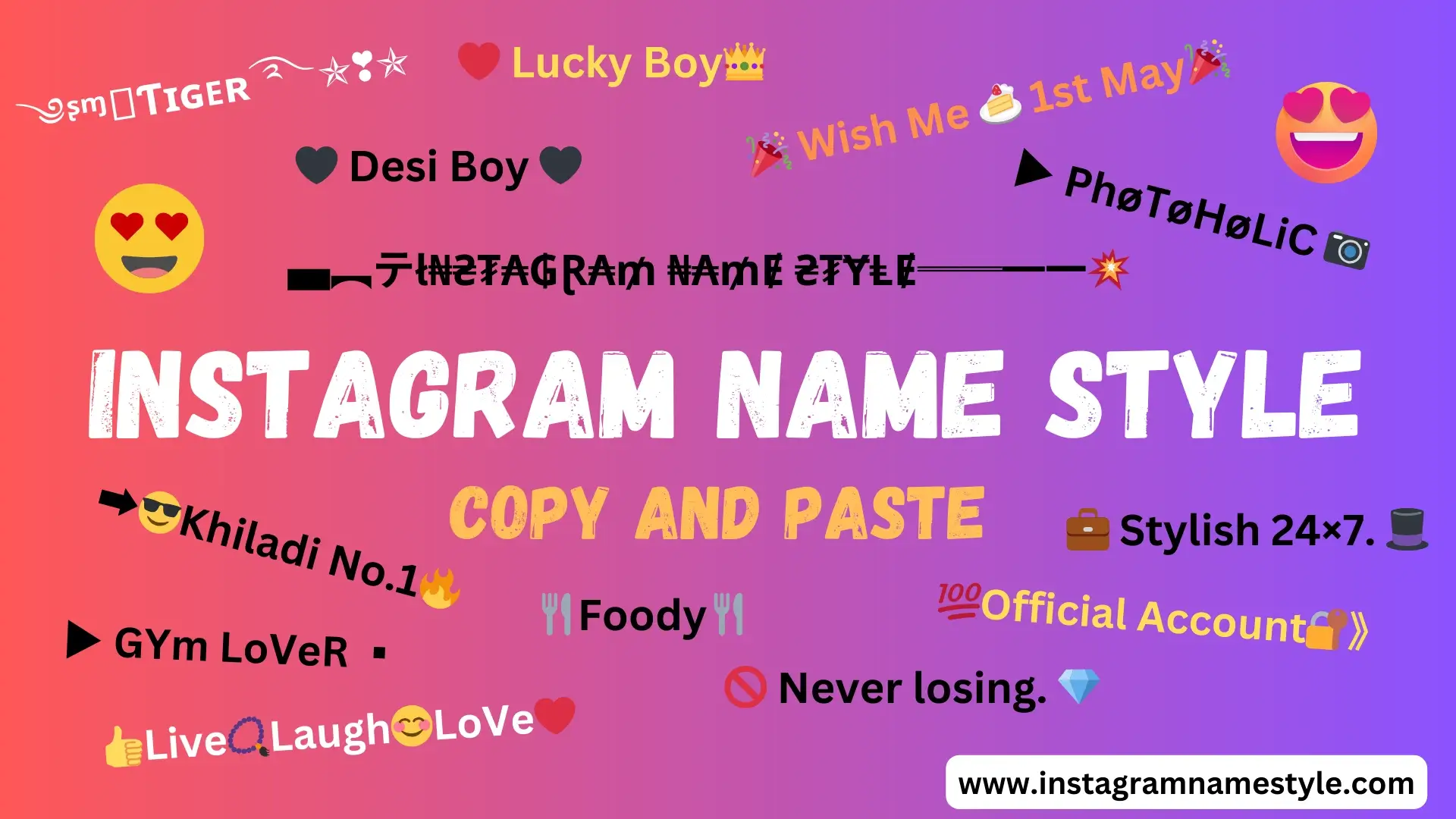 Instagram Name Style