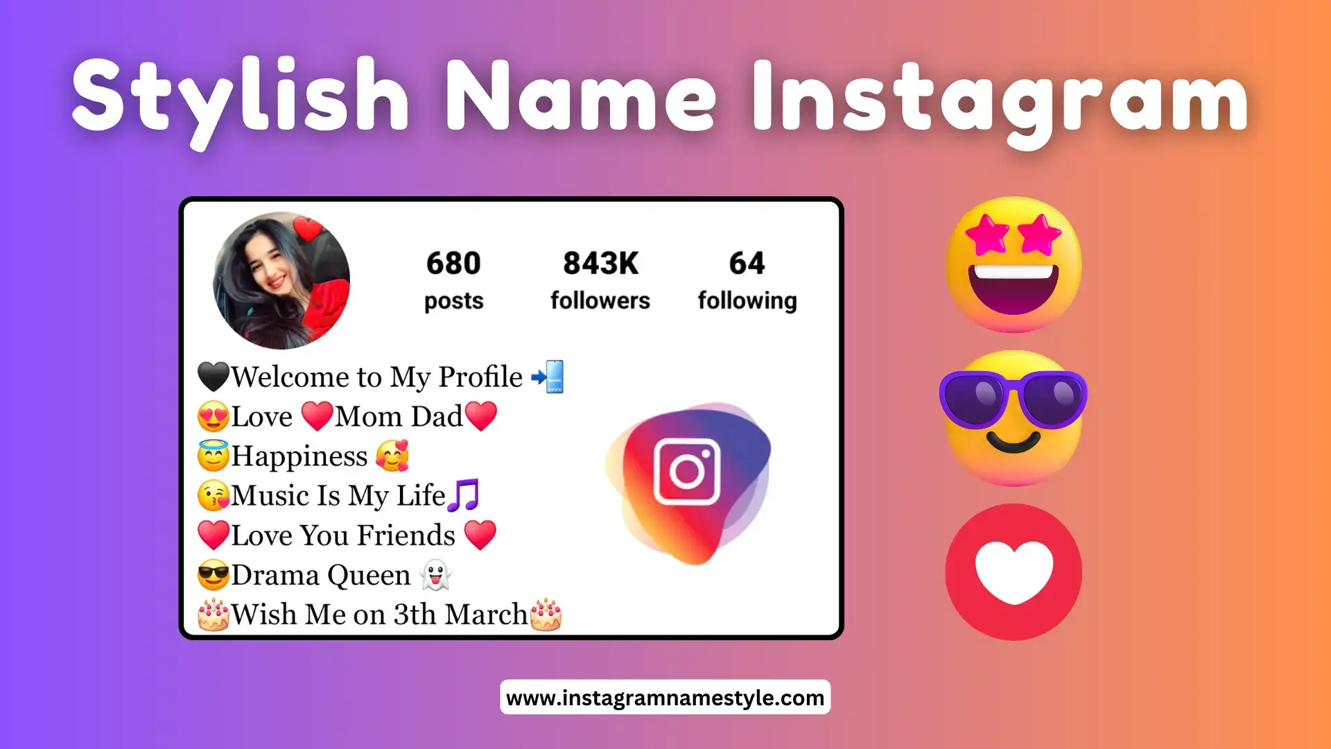 Insta Stylish Name