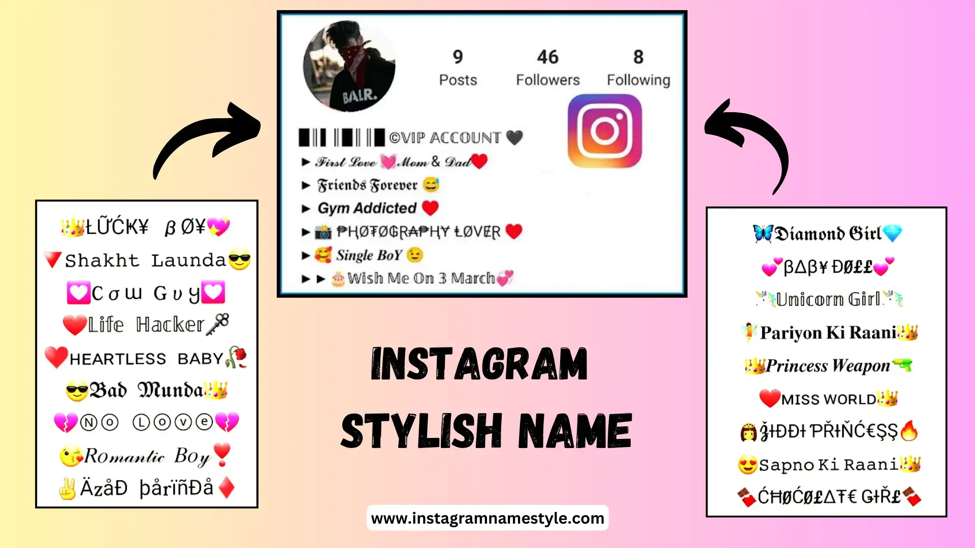 Stylish Name Instagram