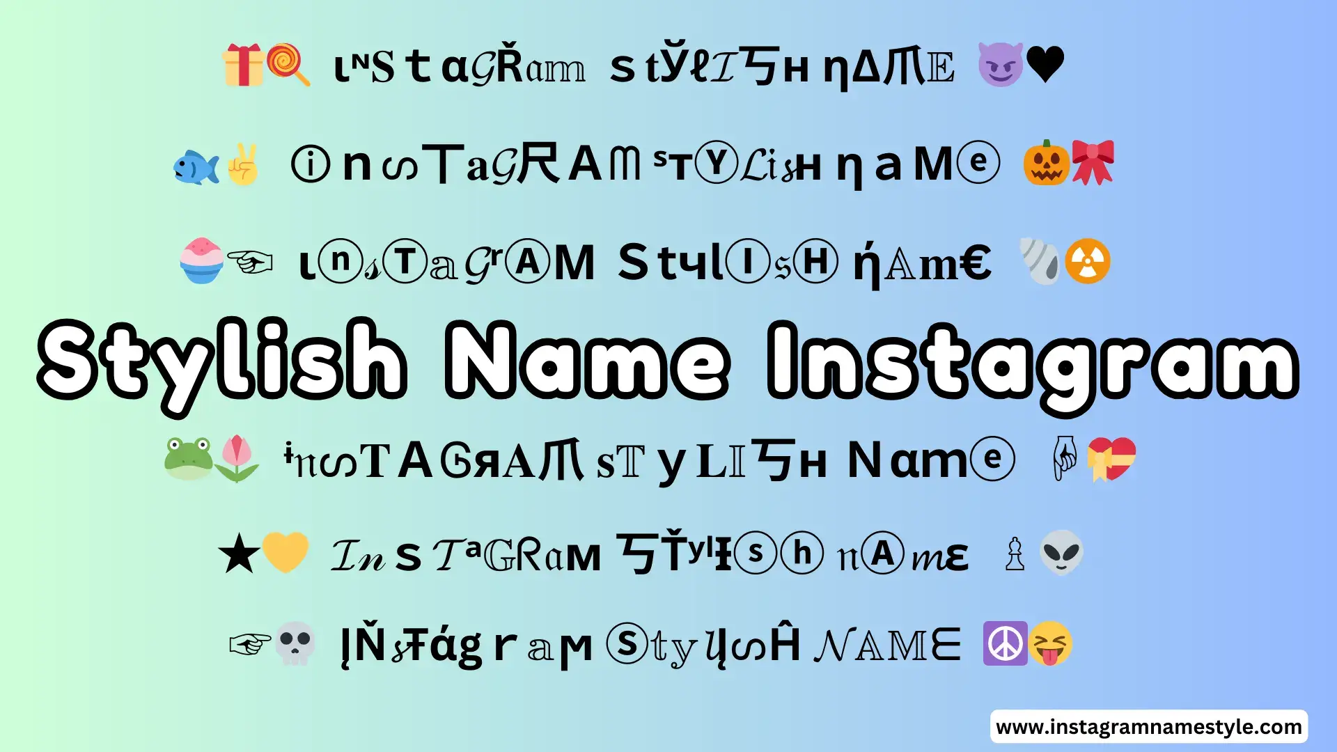 Instagram Stylish Name For Boy